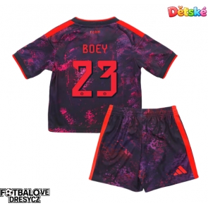 Bayern Munich Sacha Boey #23 Dětské Alternativní dres komplet 2026-27 Krátký Rukáv (+ trenýrky)